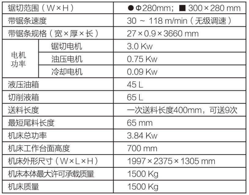 數控帶鋸床